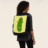 Sac À Dos Caricature de cornichon joyeux (Porté)