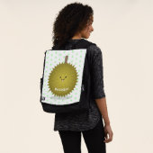 Sac À Dos Caricature de durian joyeux (Porté)