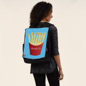 Sac À Dos Caricature de frites Cute kawaii fast food (Porté)