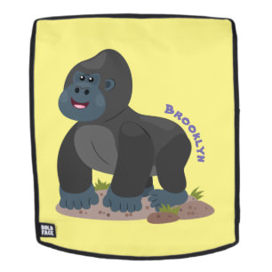 Sac À Dos Caricature de gros gorilles joyeux
