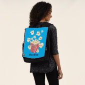 Sac À Dos Caricature de pop-corn drôles (Porté)