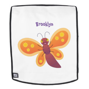 Sac À Dos Caricature joli papillon orange