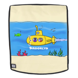 Sac À Dos Caricature sous-marine joyeuse