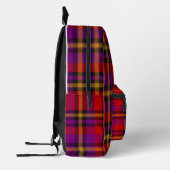 Sac à dos carré rouge violet jaune (Gauche)