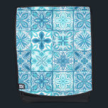 Sac À Dos Carreaux décorés en bleu et blanc<br><div class="desc">Divers carreaux ornés peints à la main avec des éléments floraux</div>