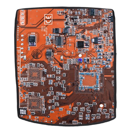 Sac À Dos Carte circuit imprimé circuit orange PCB (Devant amovible)
