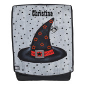 Sac À Dos Casquette de Sorcière noire Orange Stars Sash Dang (Devant)