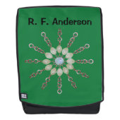 Sac à dos - Cercle de la chaîne et des perles (Devant)