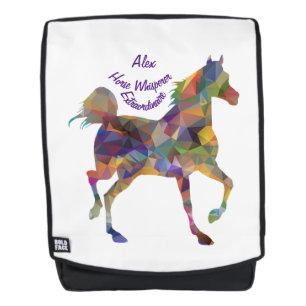 Sac À Dos Cheval Whisperer Snazzy Art Horse Personnaliser