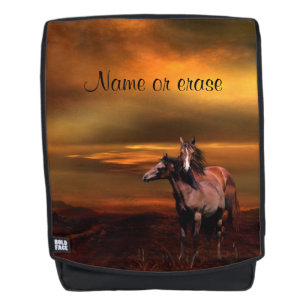 Sac À Dos Chevaux au crépuscule