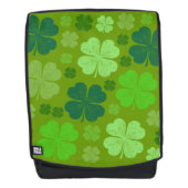 Sac À Dos Clovers verts, Lucky Clovers, Saint Patrick's Day (Devant)