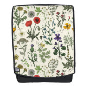 Sac À Dos Collage de fleurs sauvages (Devant)