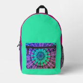Sac à dos coloré magnifique, imprimé unique (Recto)