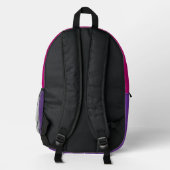 Sac à dos coloré magnifique, imprimé unique (Verso)