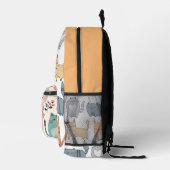 Sac à dos coloré magnifique, imprimé unique  (Droite)