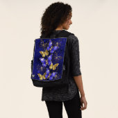 Sac À Dos Composition avec papillons de saphir (Porté)