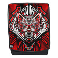 Conception de totem tribal Haida Loup
