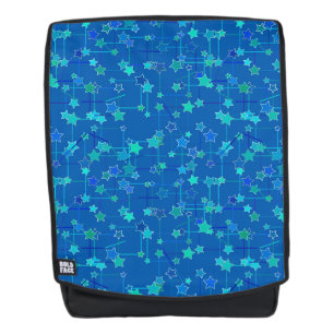Sac À Dos Constellation abstraite d'étoiles, bleu de cobalt