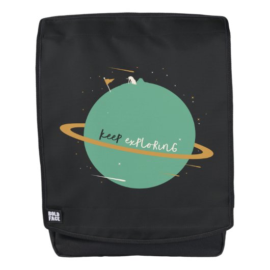 Sac À Dos Continuez à l'explorer (Devant)