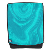 Sac À Dos Couleurs Bleues Marbrées (Devant)