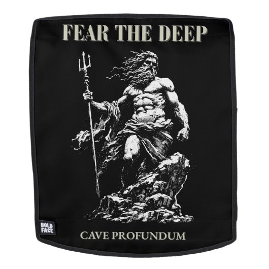 Sac À Dos Craignez les profondeurs – Poséidon Mythique (Devant amovible)