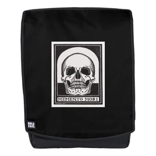 Sac À Dos Crâne Memento Mori (Devant)