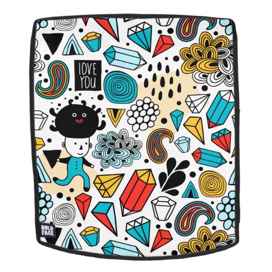 Sac À Dos Crazy head (Devant amovible)