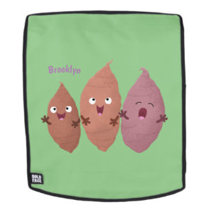 Sac À Dos Cute chantant des patates douces caricaturales lég