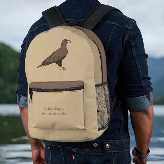 Sac à dos d'aigle doré