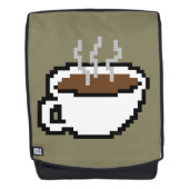 Sac à dos de café 8 bits (Devant)