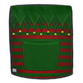 Sac à dos de costume de Noël Elf Bags (Devant amovible)