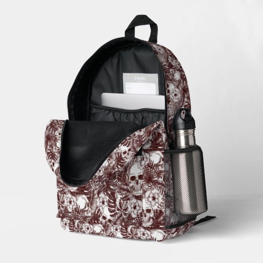 Sac à dos de crânes de jungle #3 (Coin arrière droit (ouvert))