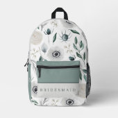 Sac à dos de femme de chambre à l'aquarelle (Recto)