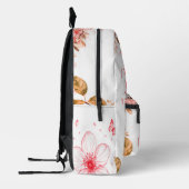 Sac à dos de fleurs fleuris design florissant (Gauche)