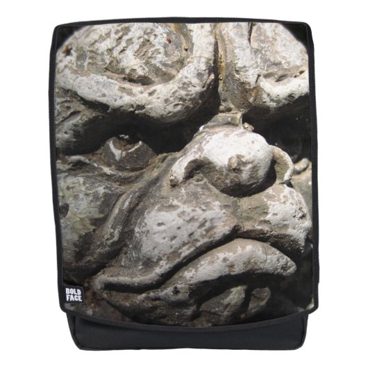Sac à dos de gargouille grincheux (Devant)