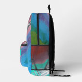 Sac à dos de guitare verte (Droite)