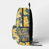 Sac à dos de jonquille aquarelle | Sac floral (Droite)