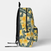 Sac à dos de jonquille aquarelle | Sac floral (Gauche)