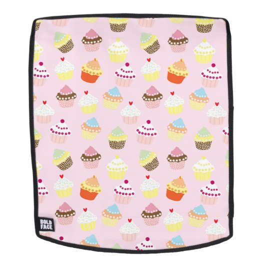Sac à dos de la fête de Cupcake #2 Face (Devant amovible)