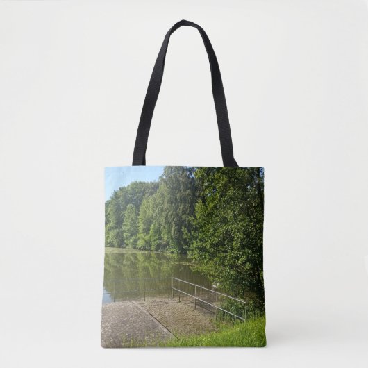 Sac à dos de la nature de chemin de rivière paisib (Devant)