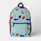 Sac à dos de la patinoire rétro (Recto)