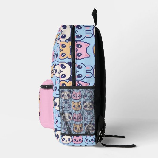 Sac à dos de l'école Kawaii Pixel (Droite)