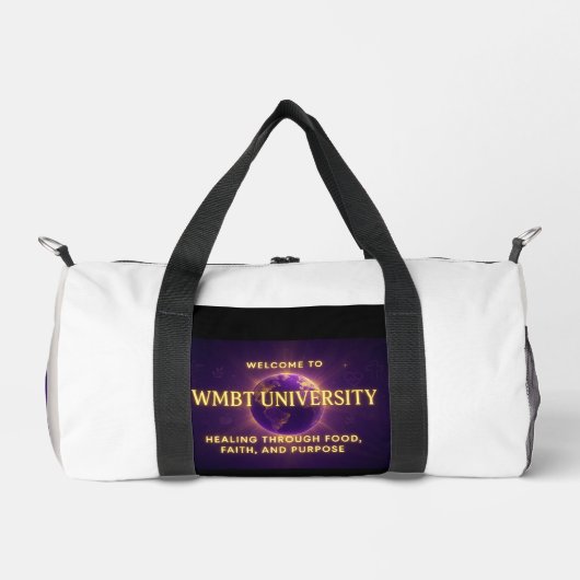 Sac à dos de l'université WMBT.  (Recto)