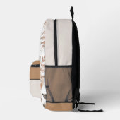 Sac à dos de mariée floral aquarelle boho (Droite)