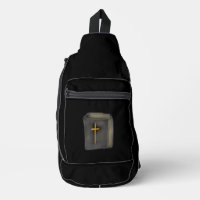 Sac à dos de missionnaire chrétien avec Bible