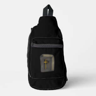Sac à dos de missionnaire chrétien avec Bible