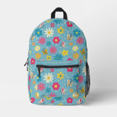 Sac à dos de papillons aux fleurs lunaires (Recto)