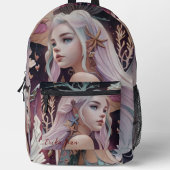 Sac à dos de sirène couleur rose bordeaux Ocean