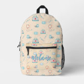 Sac À Dos De Travail Personnalisé Pour Infirmières (Recto)