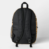 Sac à dos de voyage mode imprimé léopard sauvage (Verso)